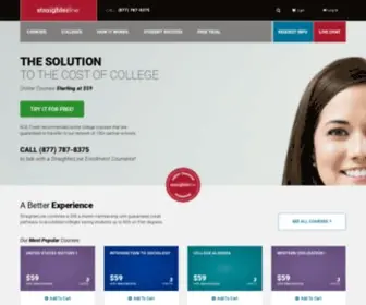 Straighterline.com(Online College Courses That Fit Into Your Degree Program) Screenshot