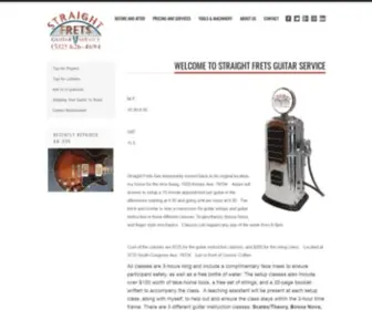 Straightfrets.com(Austin Guitar Repair) Screenshot