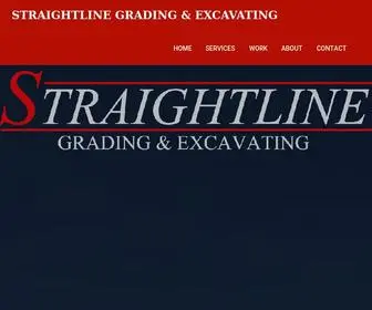 Straightlinegrading.com(Straightline Grading & Excavating) Screenshot