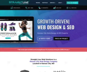 Straightlinewebsolutions.com(Straight Line Web Solutions) Screenshot