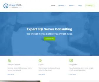 Straightpathsql.com(SQL Server Consulting by Straight Path Solutions) Screenshot