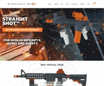 Straightshotvr.com(Straight shot vr rifle and gun stock for oculus rift) Screenshot