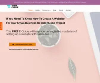 Straighttalkwebguide.com(Create A Website For Your Small Business Or Side Hustle Project) Screenshot