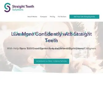 Straightteethsolutions.com(Affordable, Quality, Clear Aligners) Screenshot