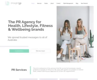 Straightuppr.com.au(Public Relations) Screenshot