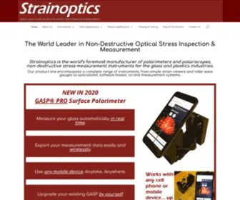 Strainoptics.com(Strainoptics Polarimeters) Screenshot