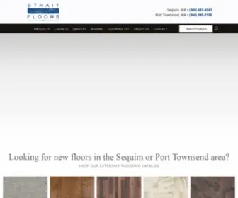 Straitfloors.com(Flooring in Sequim & Port Townsend WA from Strait Floors) Screenshot