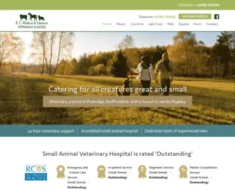 Straitonvets.co.uk(E C Straiton and Partners Veterinary Hospital) Screenshot