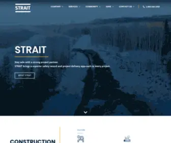 Straitprojects.ca(Pipeline and Facility Construction) Screenshot