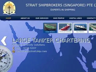 Straitship.com(Strait Shipbrokers Pte Ltd) Screenshot