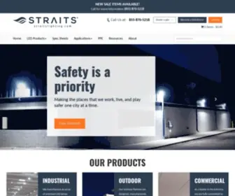 Straitslighting.com(LED Lighting Manufacturers) Screenshot