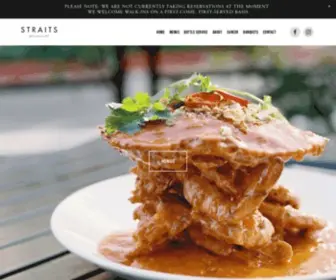 Straitsrestaurants.com(STRAITS) Screenshot
