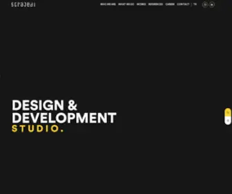 Strajedi.com(Design & Development Studio) Screenshot