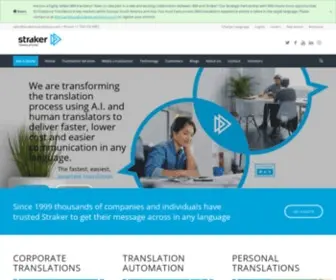 Strakertranslations.com(The Fastest) Screenshot