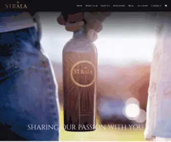 Stralavineyards.com(Outstanding Napa Valley Wines) Screenshot