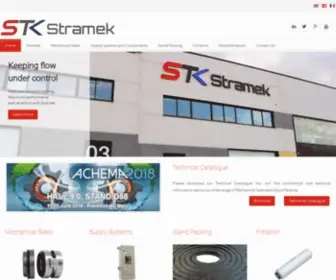 Stramek.com(Mechanical Seals for industrial pumps) Screenshot