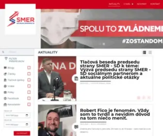 Strana-Smer.sk(Najnovšie aktuality. Strana SMER) Screenshot