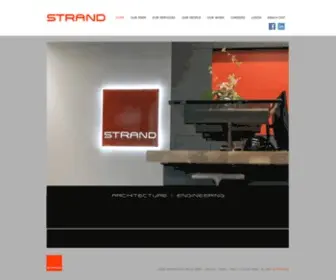 Strandae.com(STRAND ARCHITECTURE) Screenshot