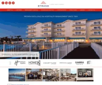 Strandhospitality.com(Hotel Management Companies) Screenshot