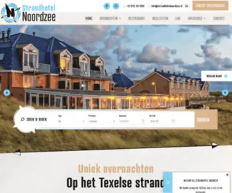 Strandhotelnoordzeetexel.nl(Strandhotel Noordzee) Screenshot