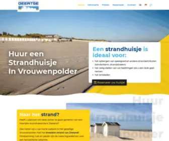 Strandhuisje.com(Strandhuisjes huren) Screenshot