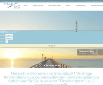 Strandidyll.de(Hotel Strandidyll Grömitz) Screenshot