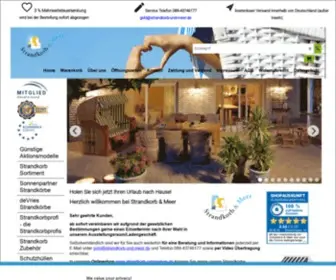 Strandkorb-Onlineshop.de(Strandkorb & Meer) Screenshot