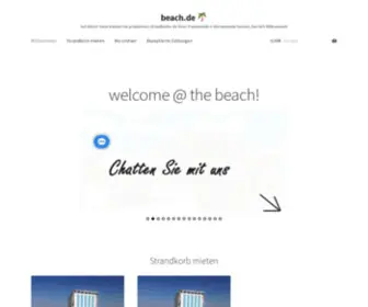 Strandkorbvermietung-Warnemuende.de(Strandkorbvermietung Warnemuende) Screenshot