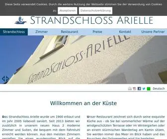 Strandschloss-Arielle.de(Strandschloss Arielle) Screenshot