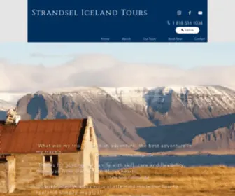 Strandselicelandtours.com(Adventure Tours) Screenshot