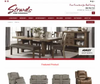 Strandshomefurnishings.com(Strands Home Furnishings) Screenshot