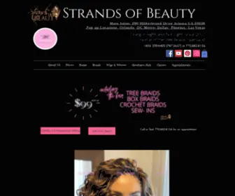 Strandsofbeauty.com(Strands of Beauty) Screenshot