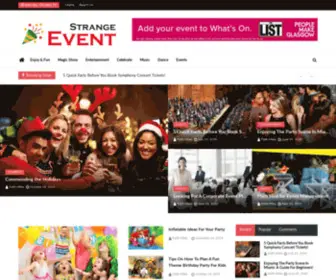 Strange-Event.com(Strange Event) Screenshot