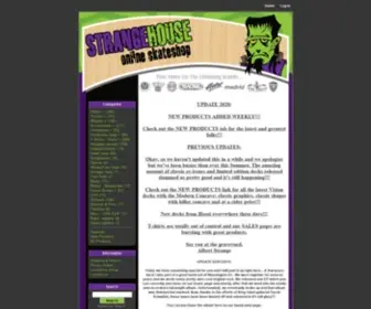 Strange-House.net(StrangeHouse Online Skateshop) Screenshot
