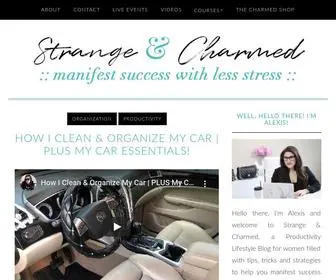 Strangecharmed.com(Strange & Charmed) Screenshot