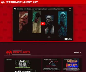 Strangemusicinc.com(Strange Music Inc) Screenshot