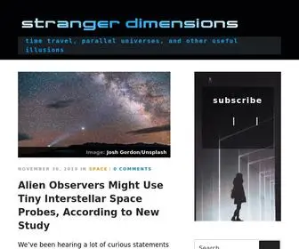 Strangerdimensions.com(Stranger Dimensions) Screenshot