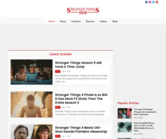 Strangerthingshub.com(Stranger Things Hub) Screenshot