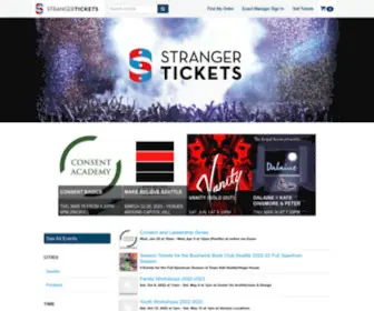 Strangertickets.com(Stranger Tickets) Screenshot
