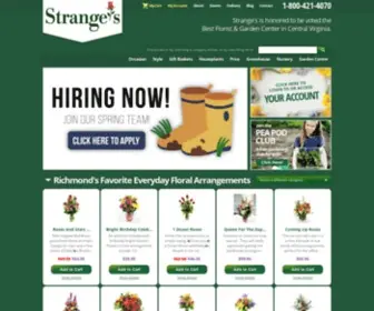 Stranges.com(Strange's Florist) Screenshot