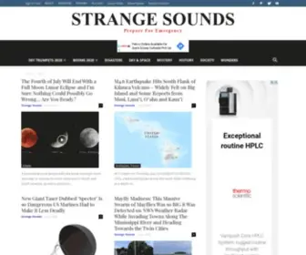 Strangesounds.org(Strange Sounds) Screenshot