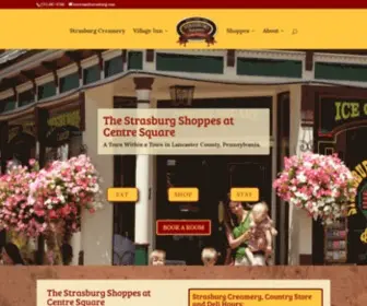 Strasburg.com(Strasburg Shoppes at Centre Square) Screenshot