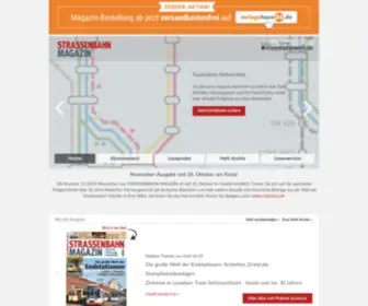 Strassenbahn-Magazin.de(STRASSENBAHN MAGAZIN) Screenshot