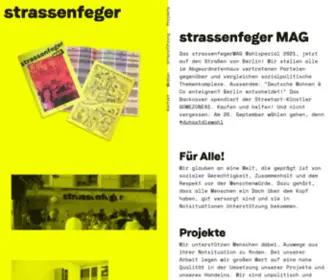 Strassenfeger.org(Strassenfeger) Screenshot