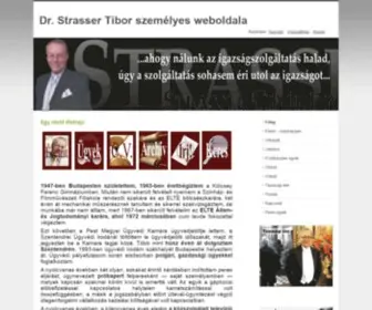 Strassertibordr.hu(Dr. Strasser Tibor) Screenshot