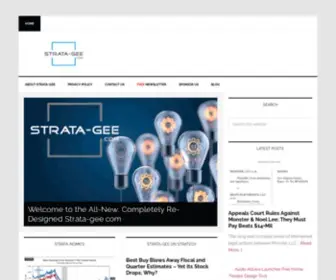 Strata-Gee.com(Strata Gee) Screenshot