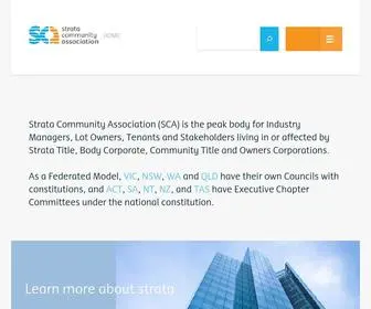 Strata.community(The Strata Community Association (SCA)) Screenshot