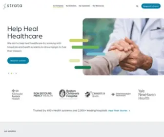 Stratadecision.com(Healthcare's Leading Planning) Screenshot