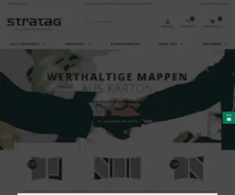 Stratag.de(Mappen-Manufaktur für Ihren perfekten Eindruck) Screenshot