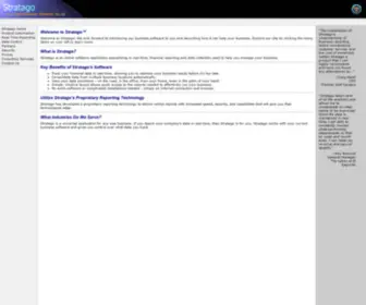 Stratago.com(Your Data Whenever) Screenshot